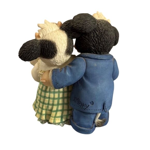 Enesco Mary Rhyner-Nadig "Bless Moo" Figurine Cow Family Collectible 1998 - Picture 2 of 4